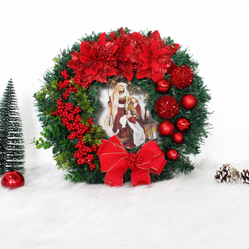 Jesus Christmas Wreath
