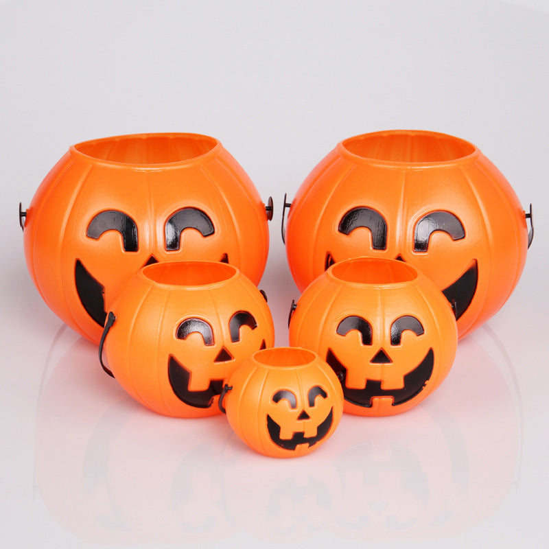 Curved Eyes Smiley Pumpkin