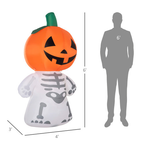 Skeleton Pumpkin