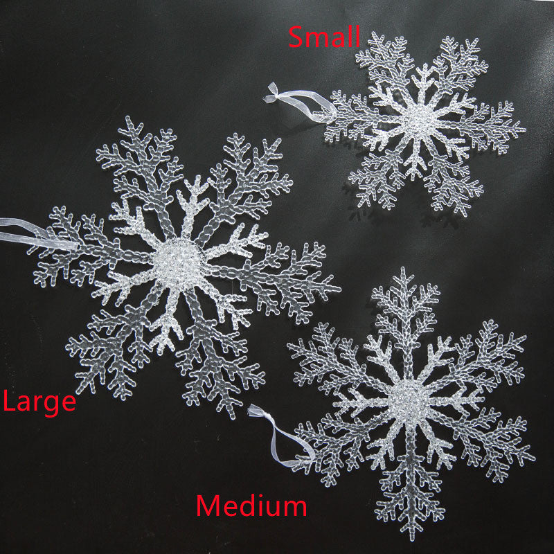 Acrylic Transparent Snowflake