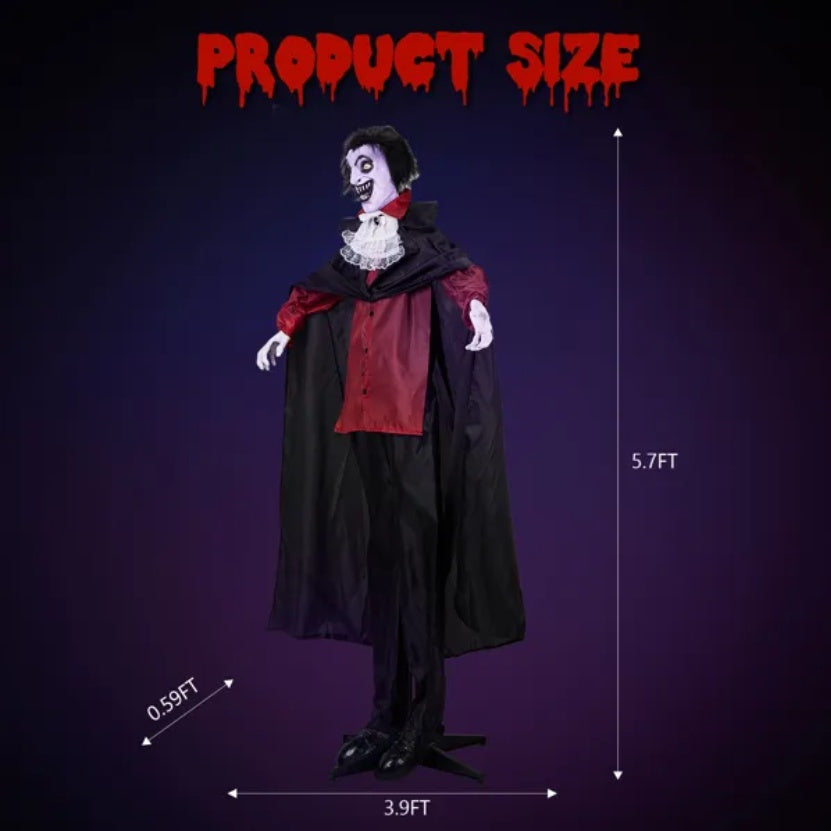 5.7ft Vampire Outdoor Decorations