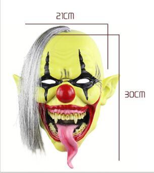 Horror Green Face Clown