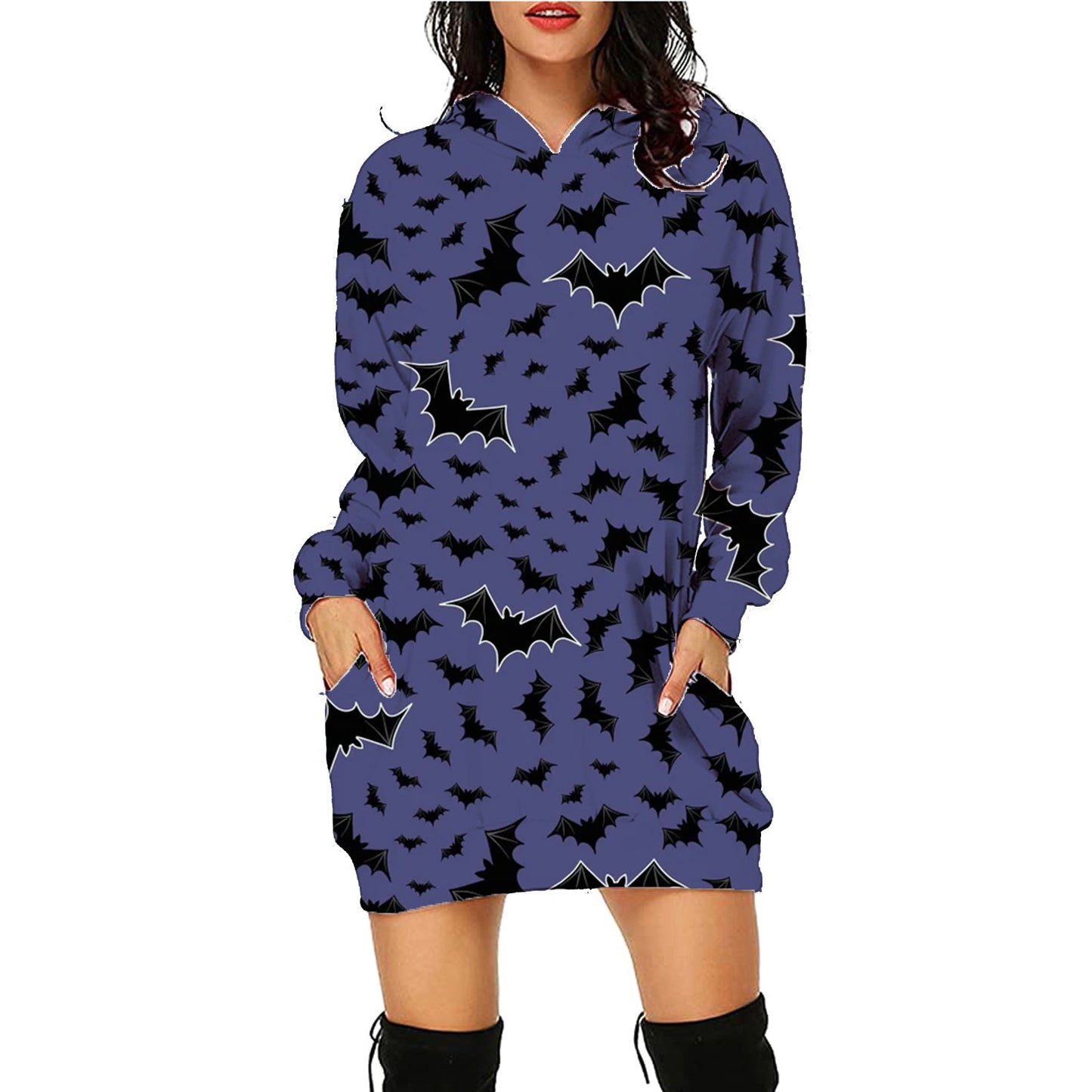 Long Hoodie With Pockets Sweater