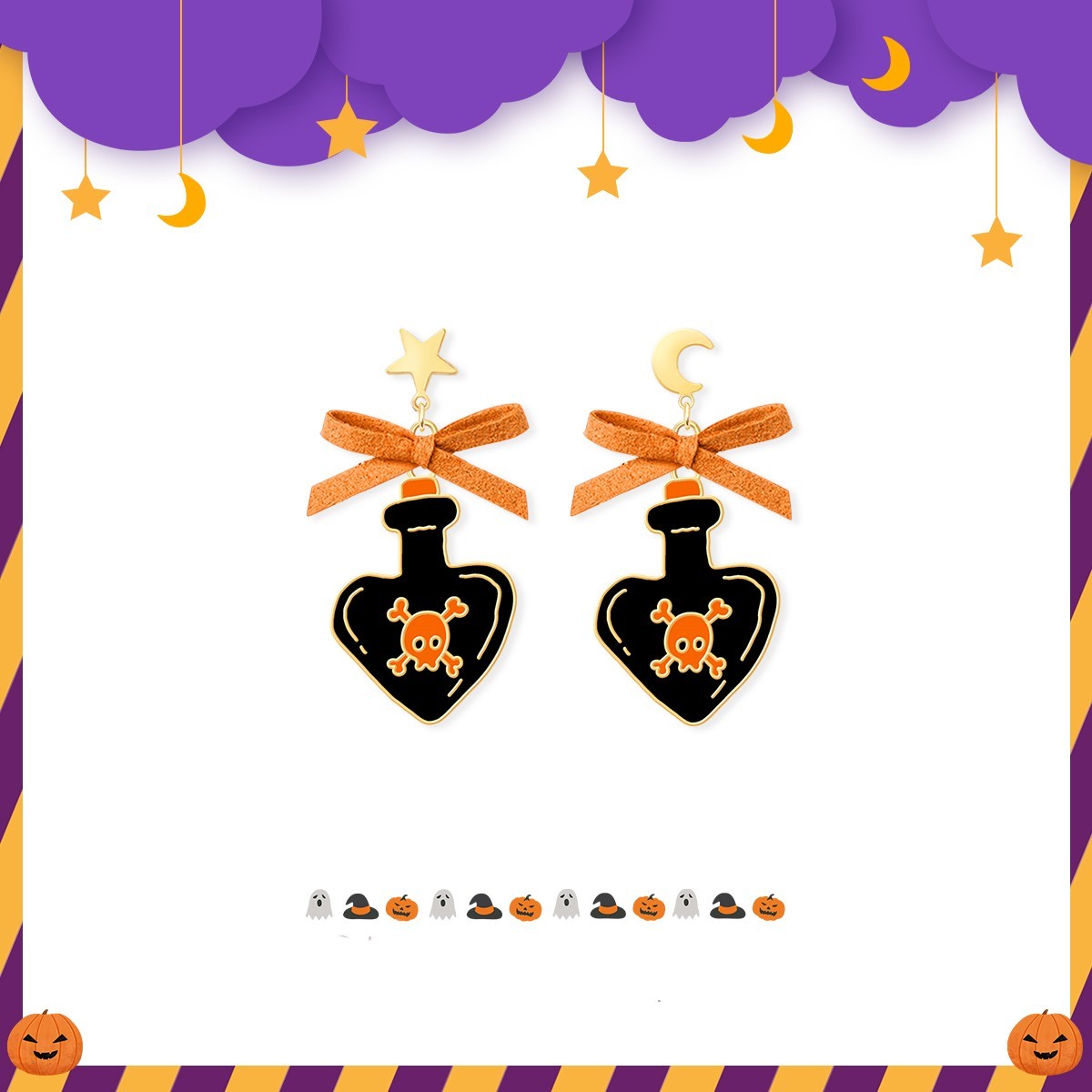 Decorations Pumpkin Earrings