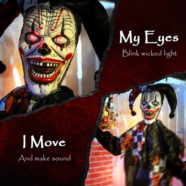 Life Size red-eyed Clown