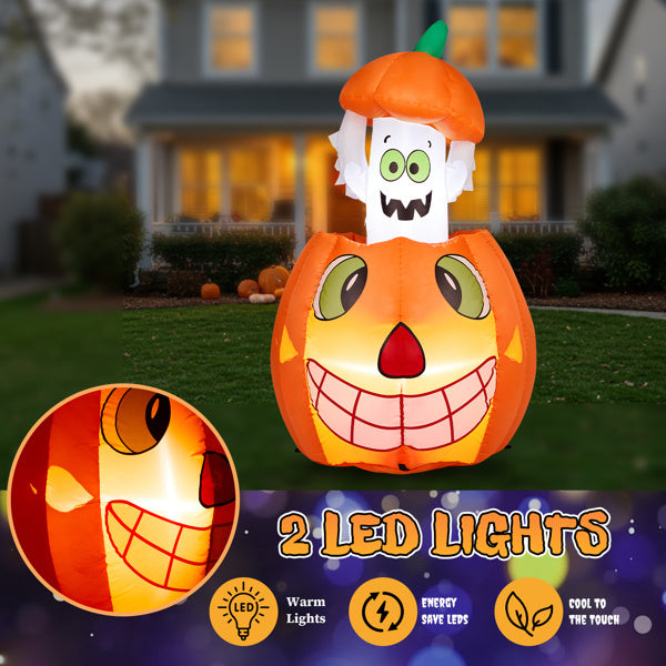 Animated Pumpkin Ghost
