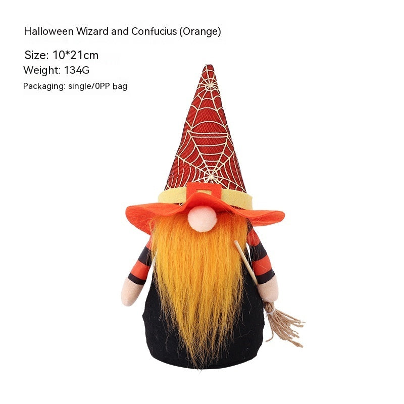 Faceless pumpkin decorations