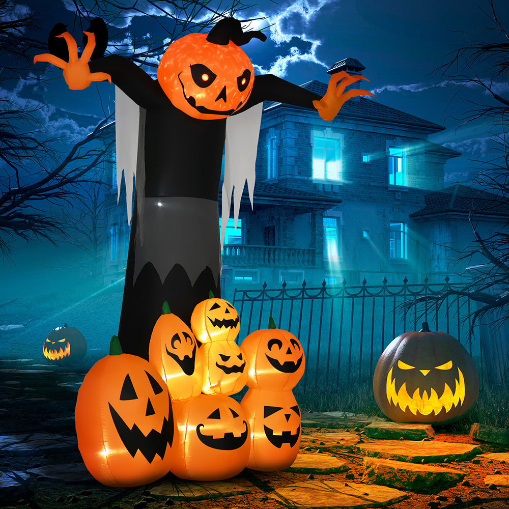 Pumpkin Ghost With Patch