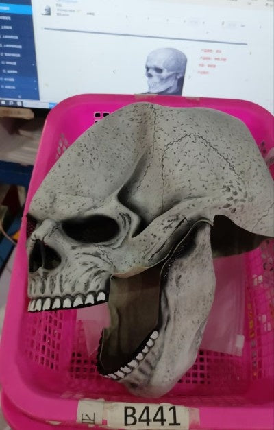 Movable Mouth Skull Mask