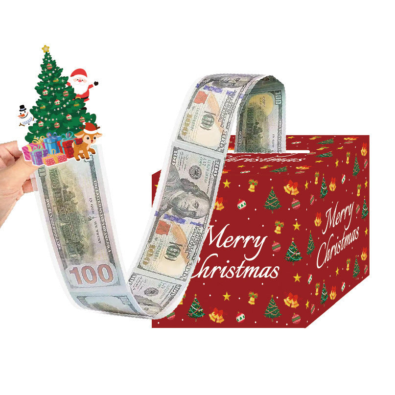 Red Christmas Money Box Christmas