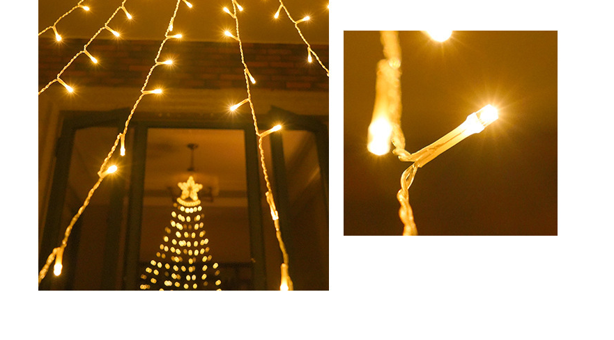 Pentagram Waterfall Lights
