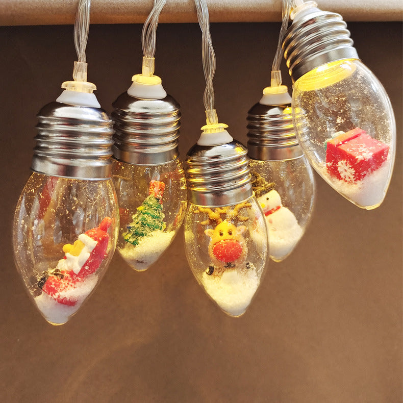 Snowman Santa Claus Lights