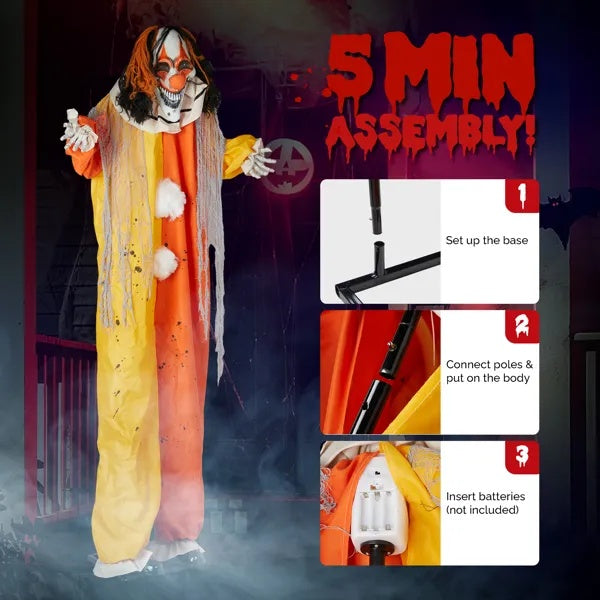 8.2ft Clown Outdoor Decorations