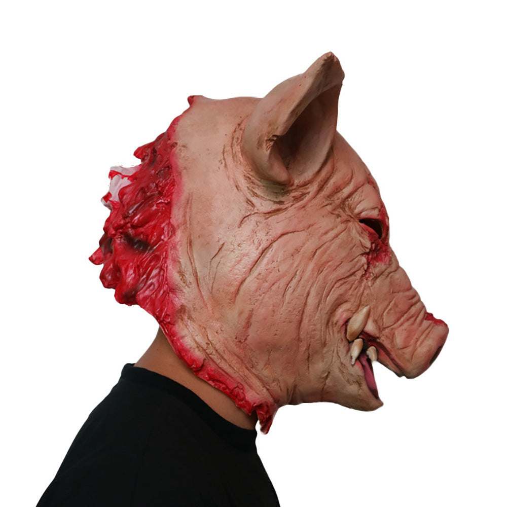 Rotten Face Pig Head Mask
