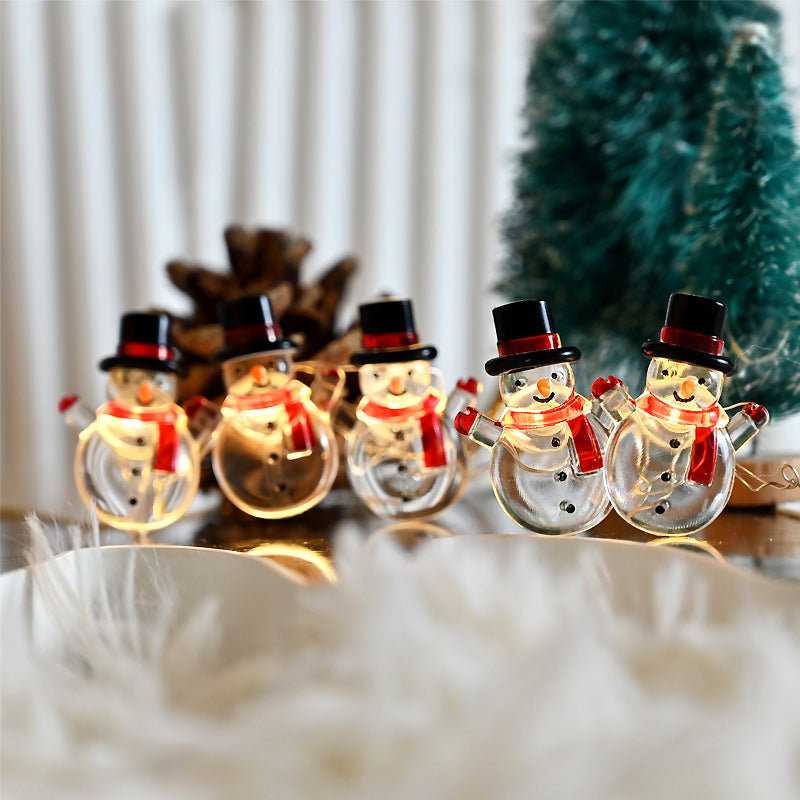 Snowman Modeling Decorative String Lights