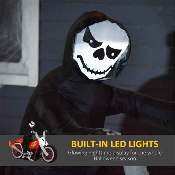 Monster On Bike Decoration