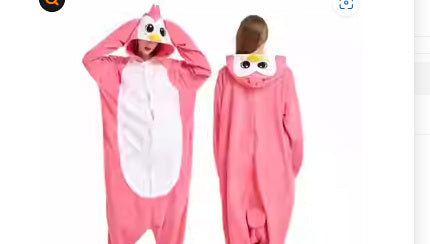 Penguin Cartoon Jumpsuit Halloween Pajamas