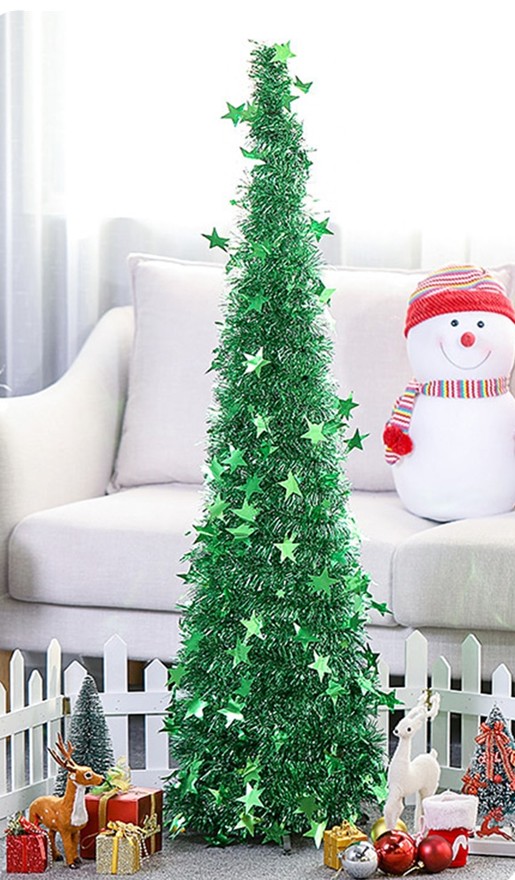 Tinsel Up Christmas Tree