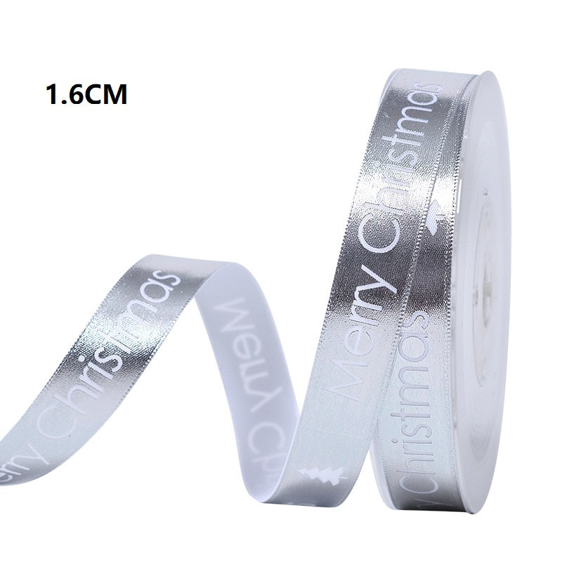Polyester Christmas Scene Ribbon