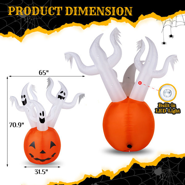 5.9 FT Pumpkin Ghost