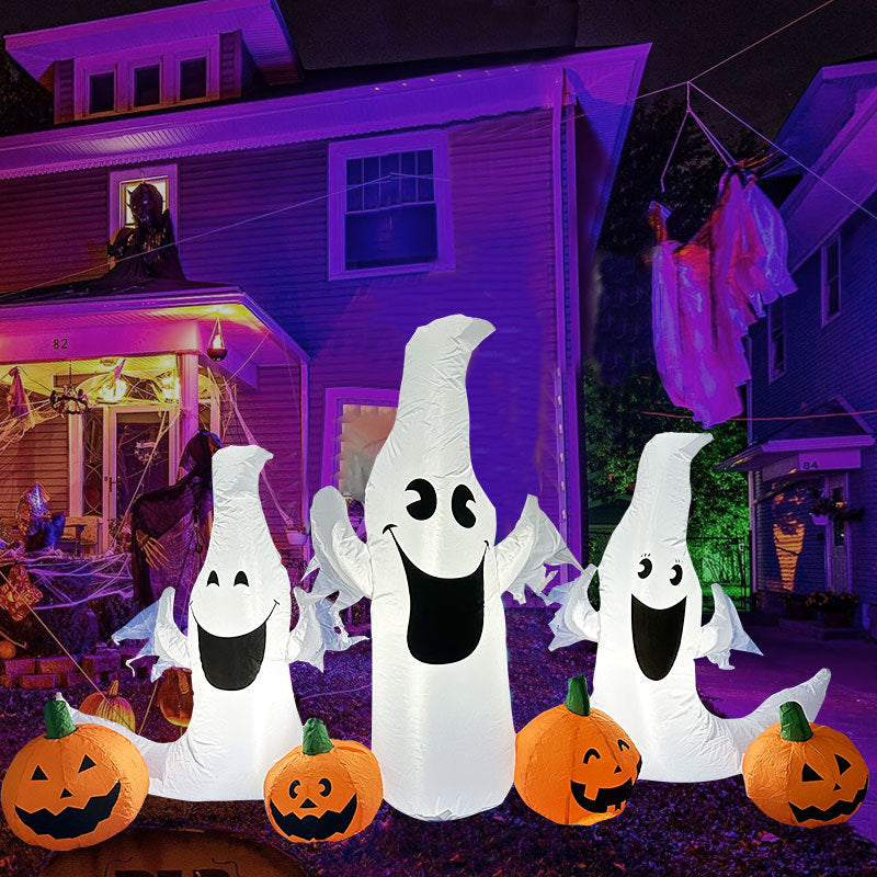 Ghost With Pumpkin Slices