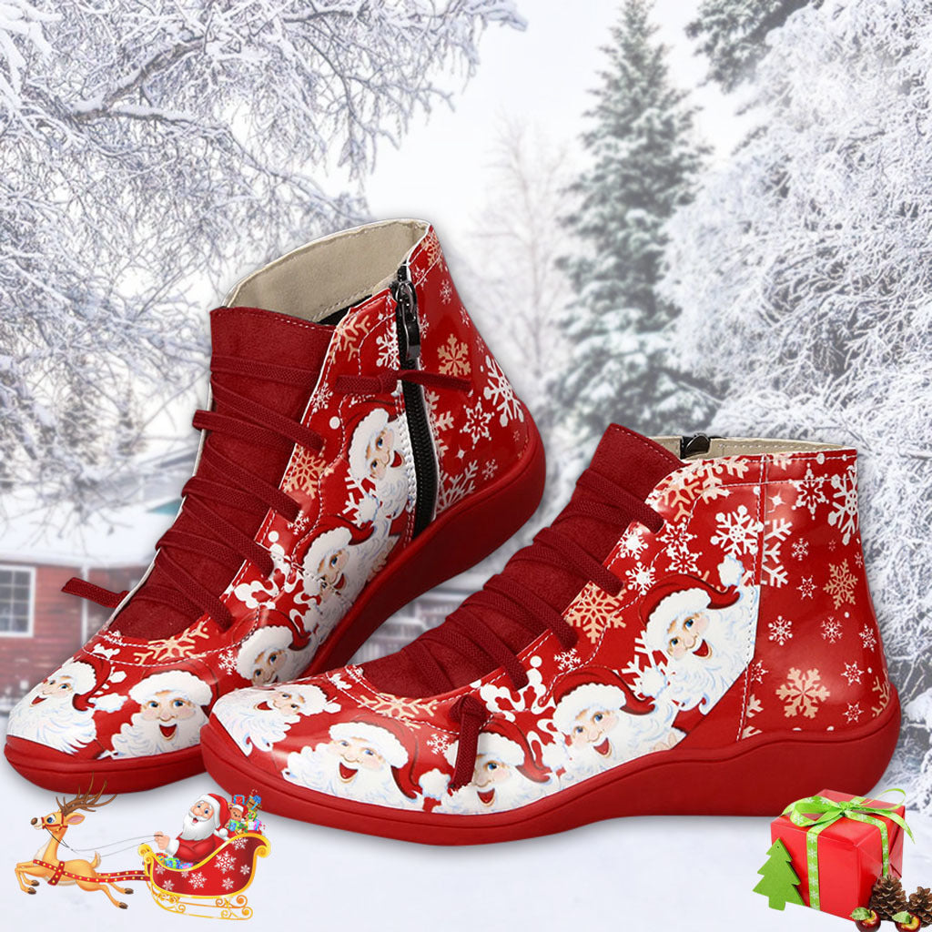 Santa Ankle Boots