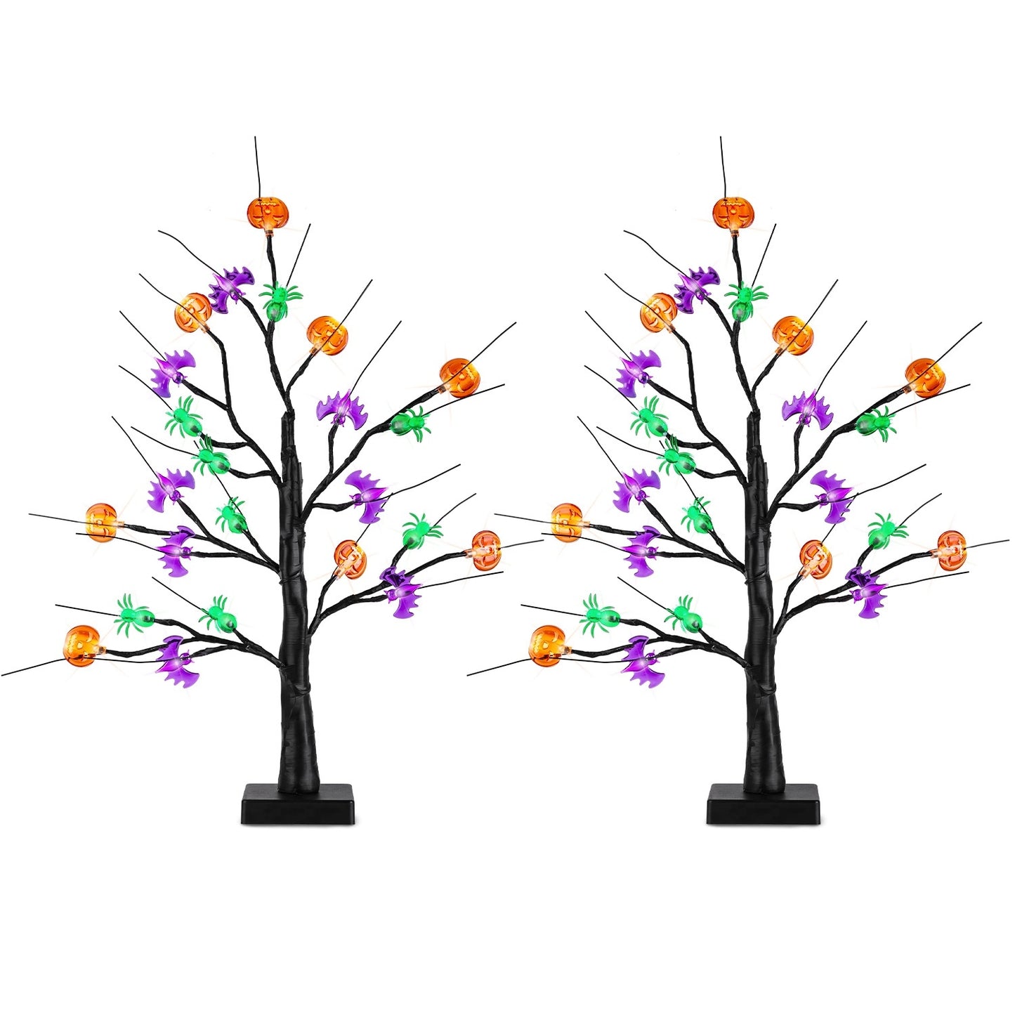 2Pack 1.97FT Lighted Halloween