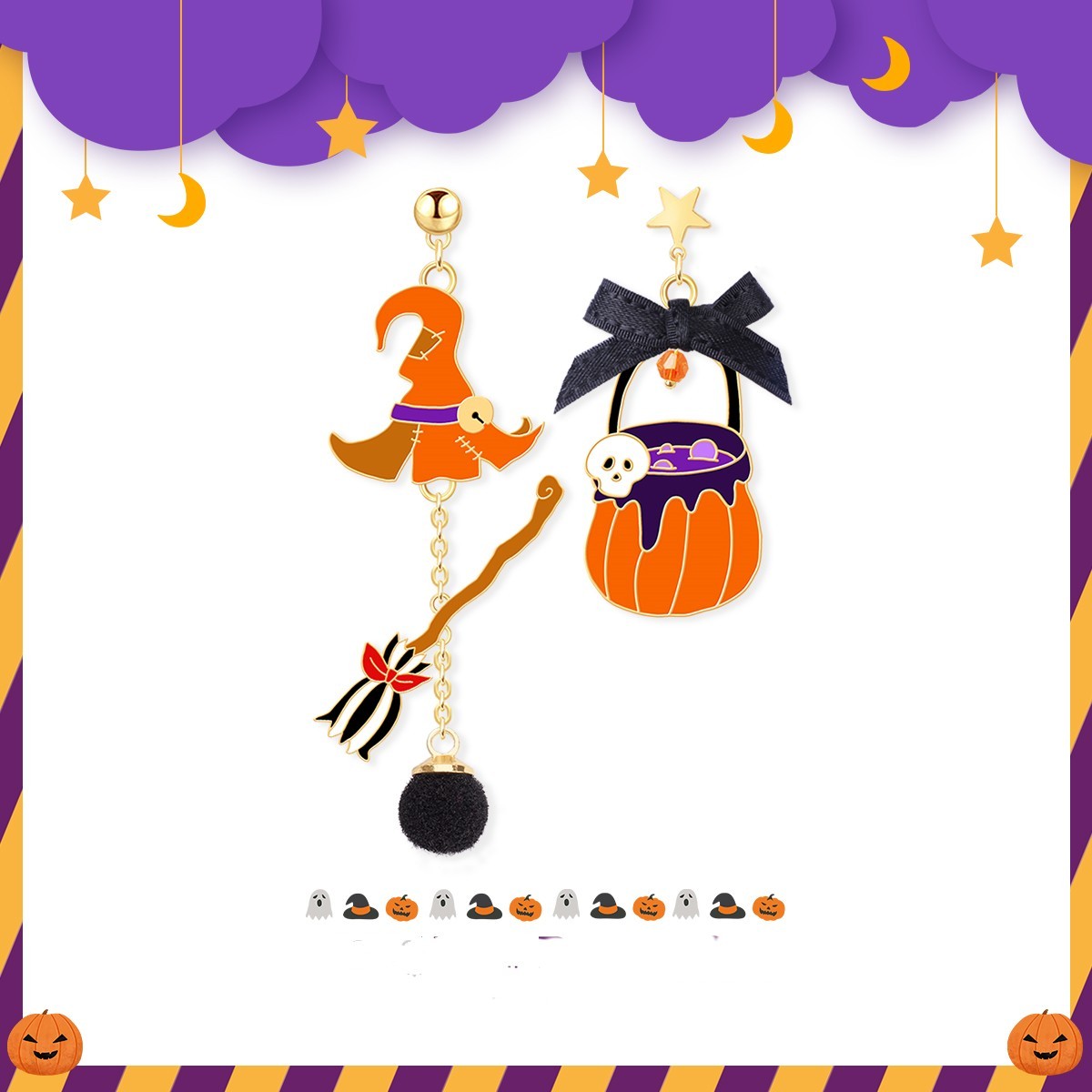 Decorations Pumpkin Earrings