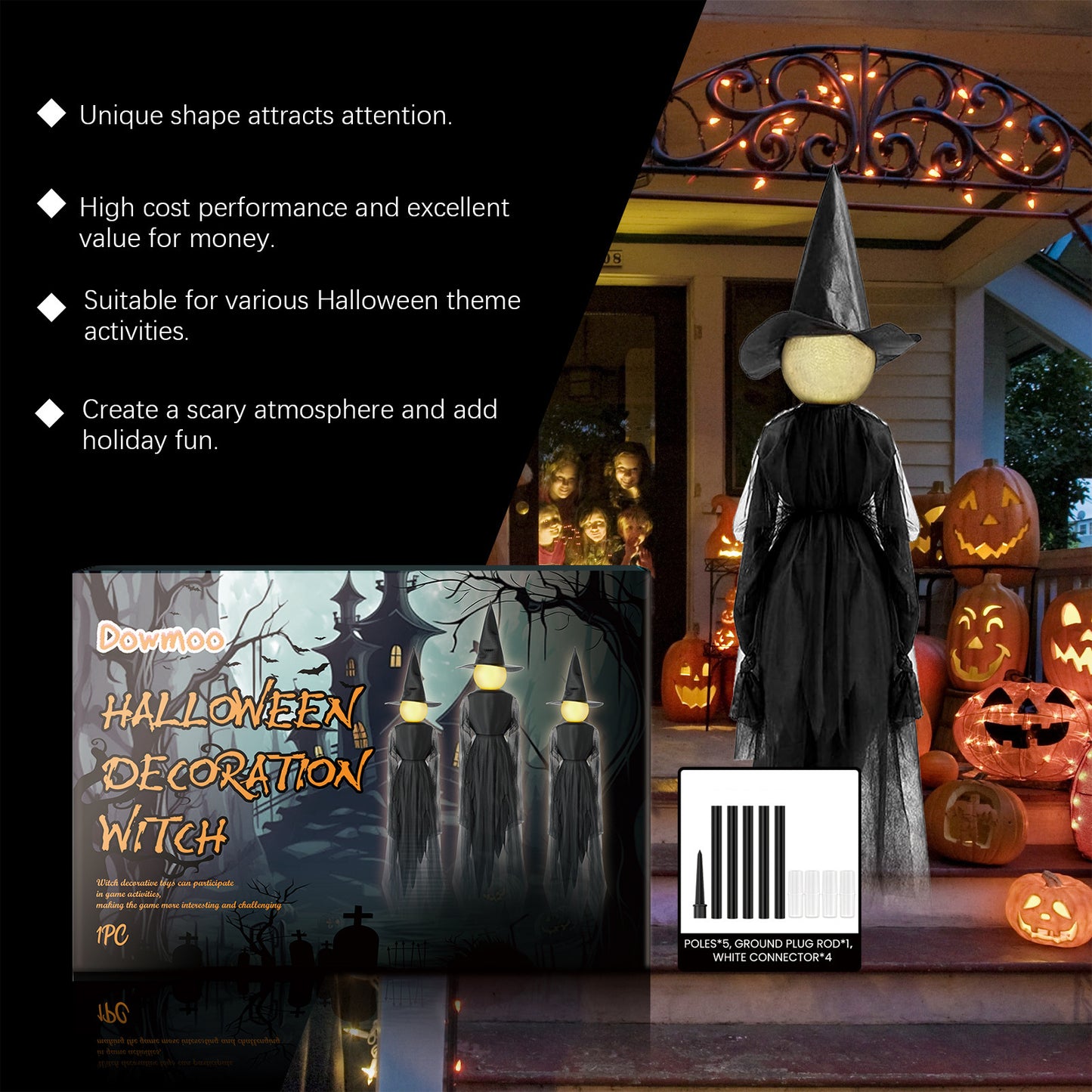 Three Witch Decoration