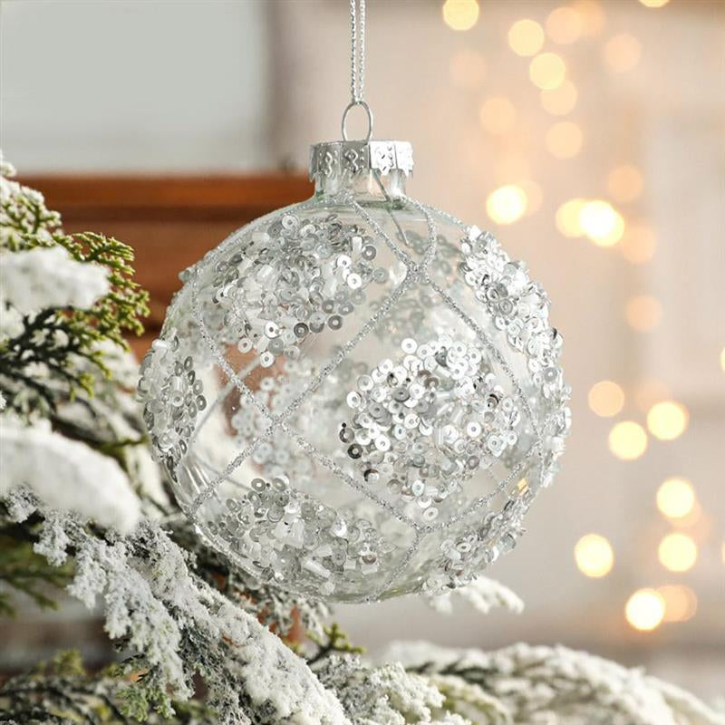 Transparent Christmas Hanging Ball Pendant