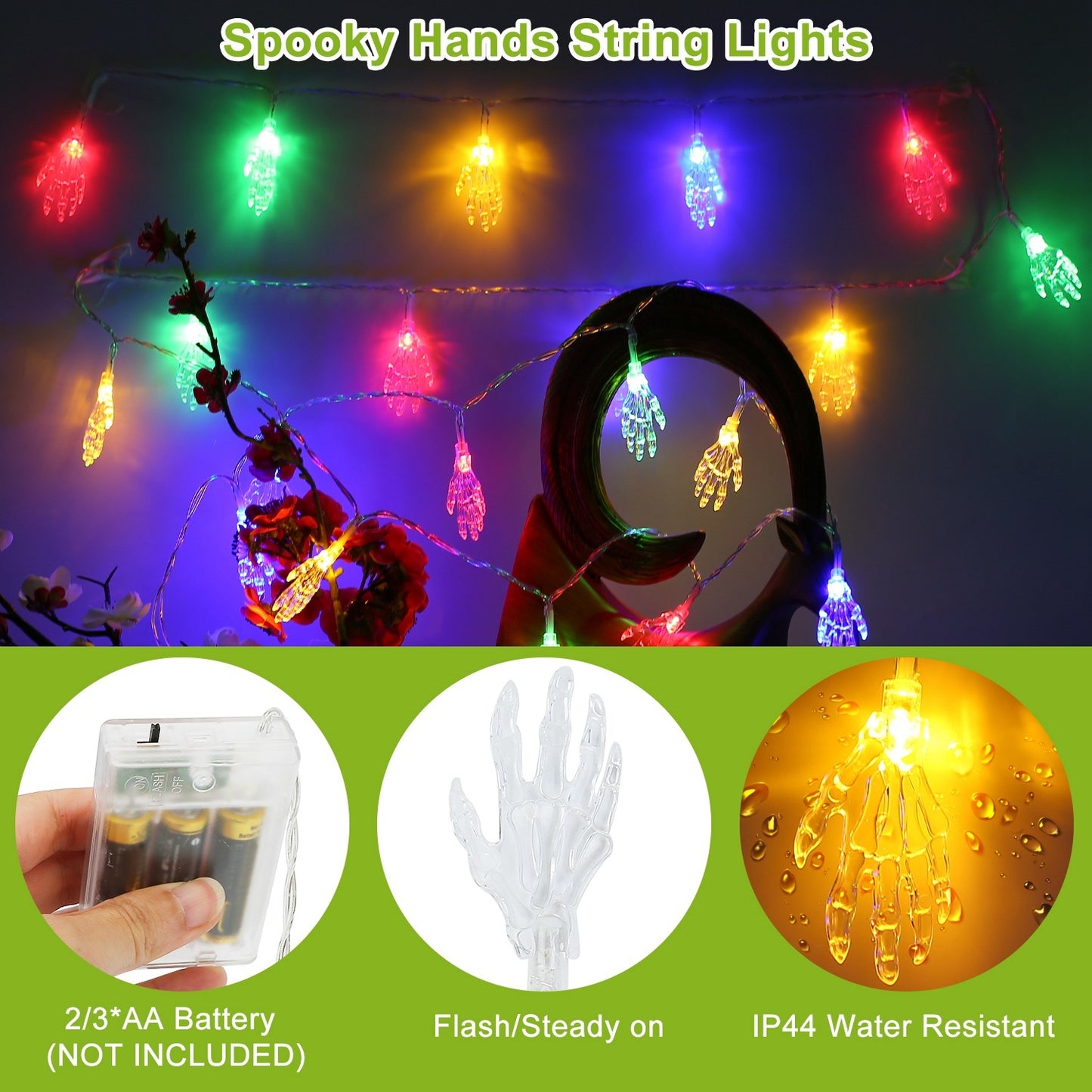 Spooky Light Decorations