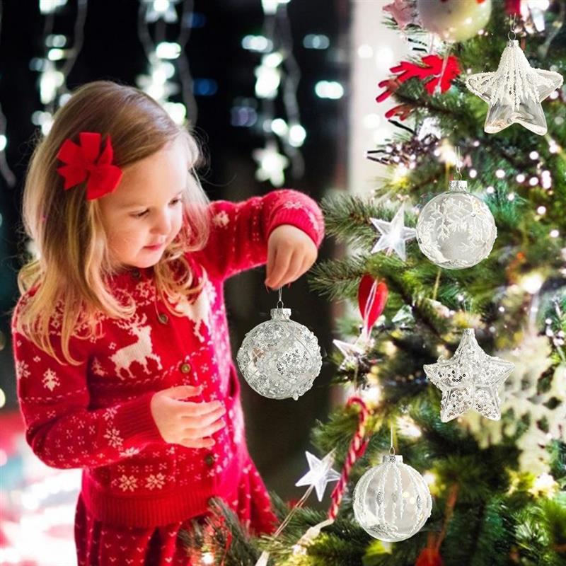 Transparent Christmas Hanging Ball Pendant
