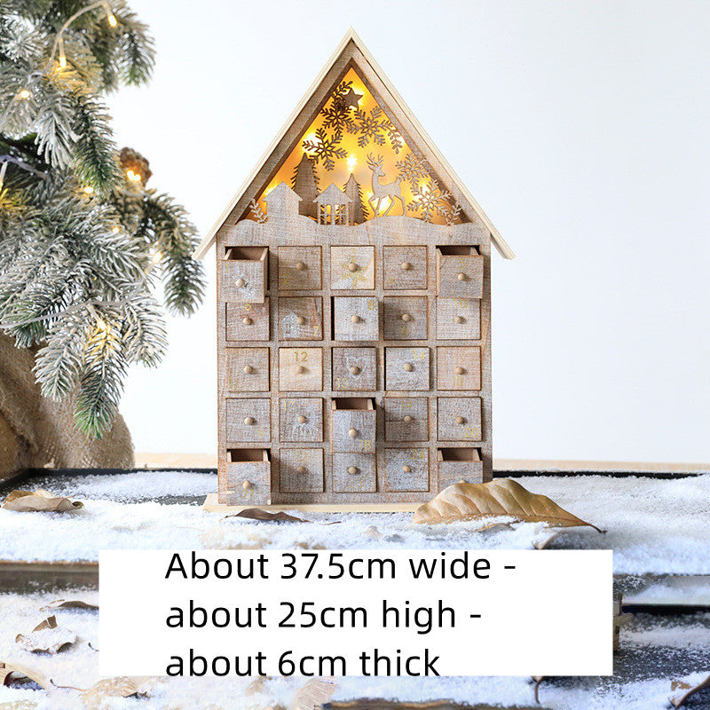 Christmas wooden calendar
