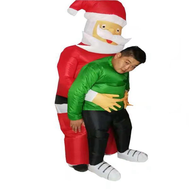 Santa Claus Hold People Costume