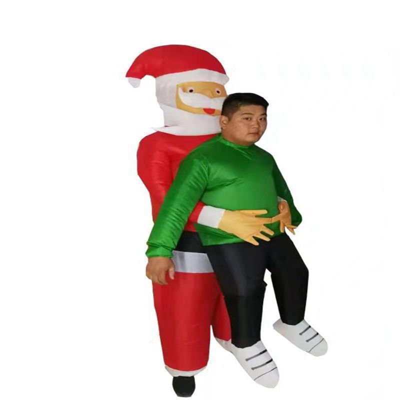 Santa Claus Hold People Costume