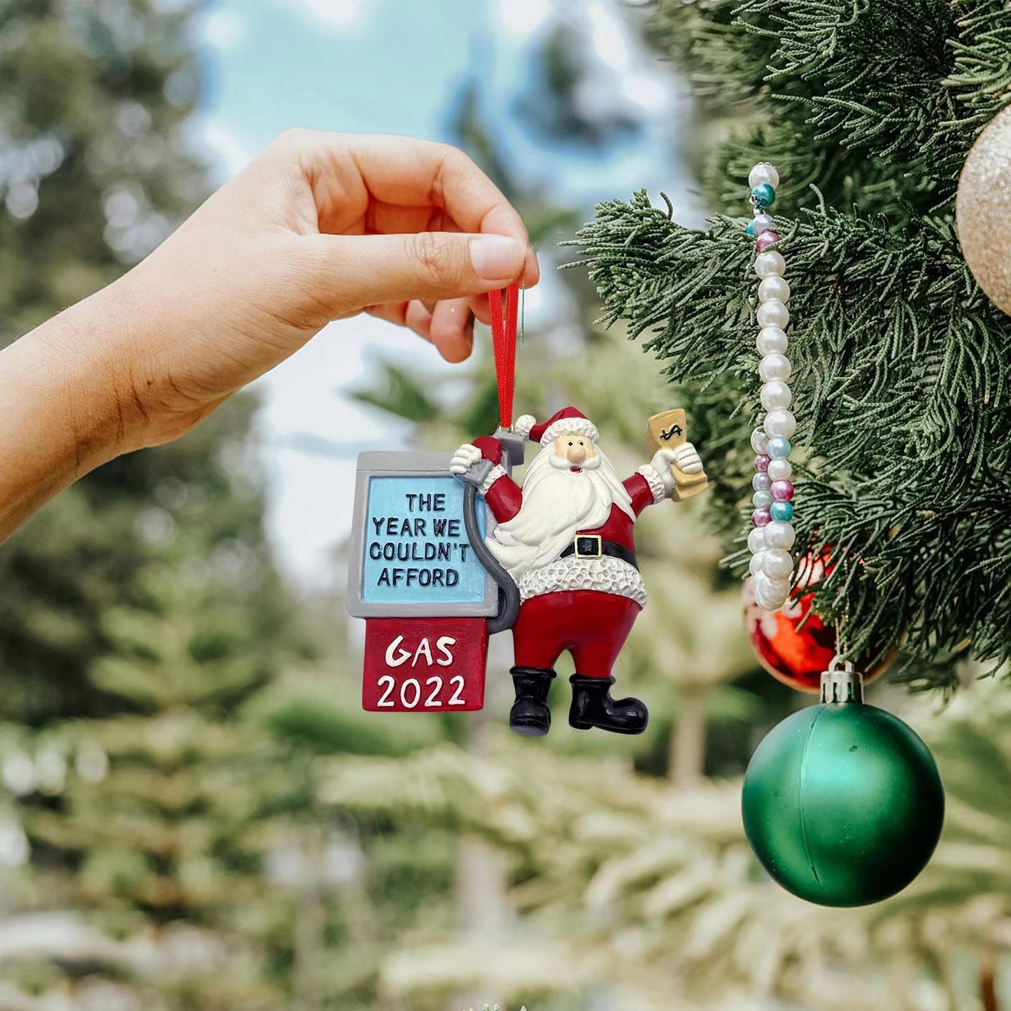 Christmas Tree Resin Crafts Body Decoration