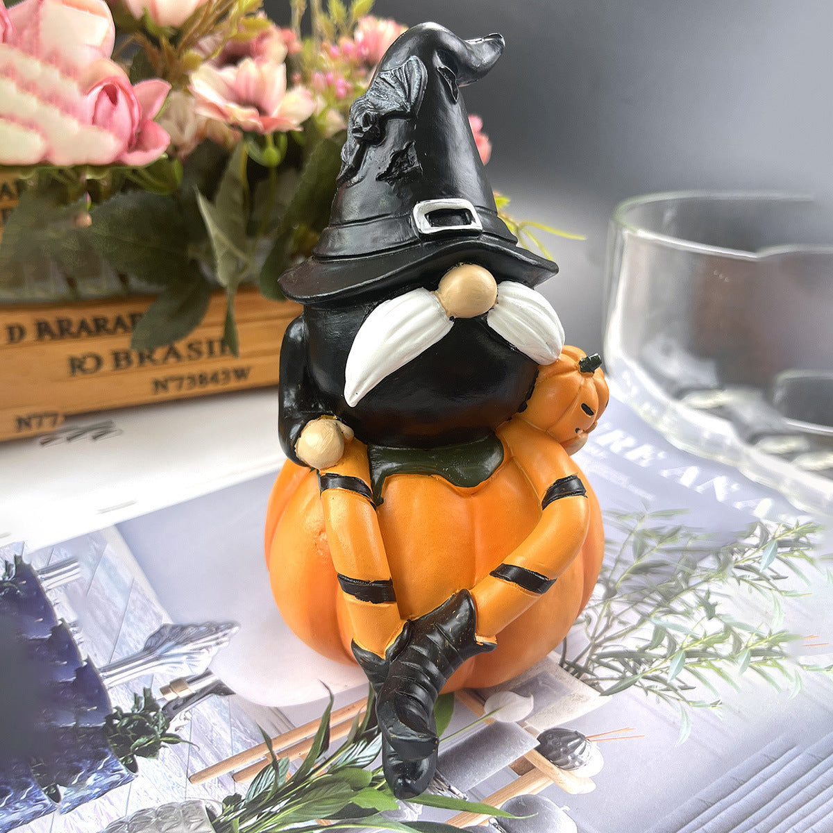 Pumpkin Resin Decorations