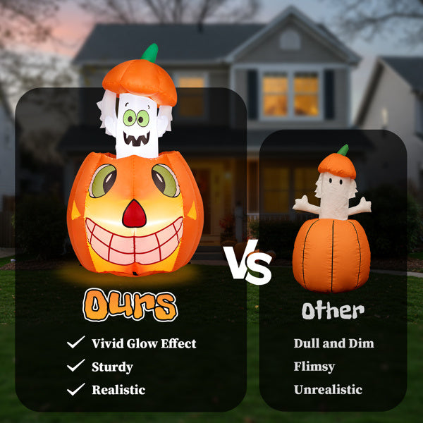 Animated Pumpkin Ghost