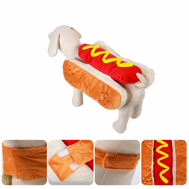 Hot Dog Costume For Dog