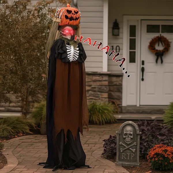 Ghost With Pumpkin Head