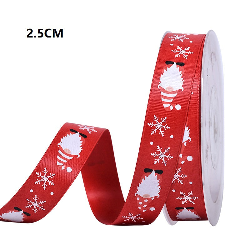 Polyester Christmas Scene Ribbon