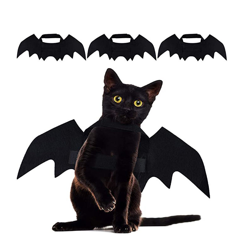 Pet Cat Small Dogs Bat Wings Halloween