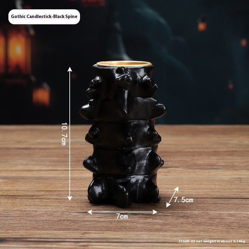 Halloween Heart Candlestick