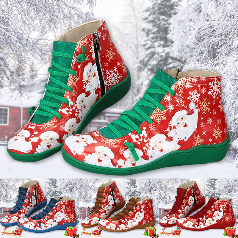 Santa Ankle Boots