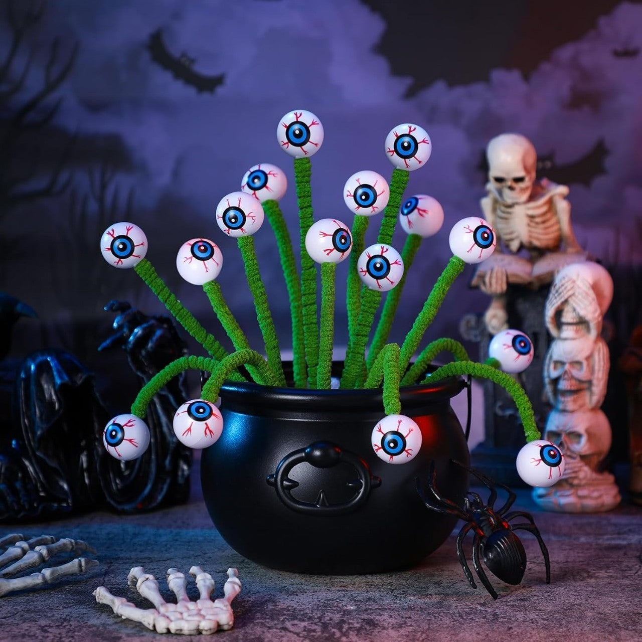 Three-dimensional Eye Beads Twig Cutting Bouquet