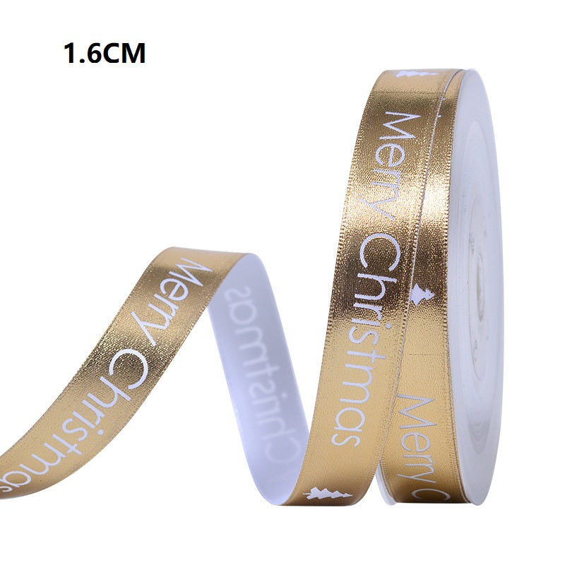 Polyester Christmas Scene Ribbon