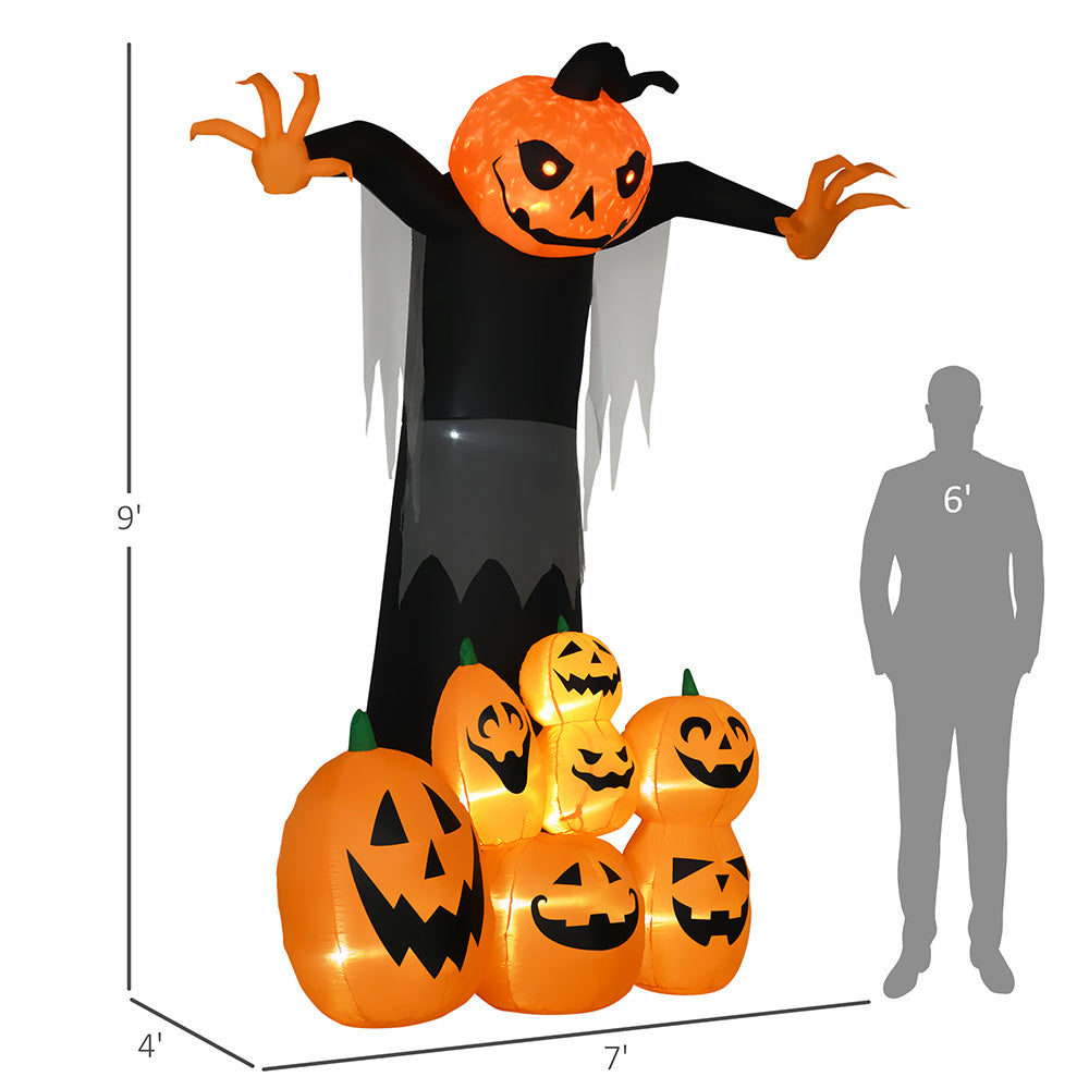 Pumpkin Ghost With Patch