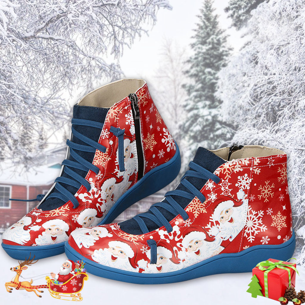 Santa Ankle Boots