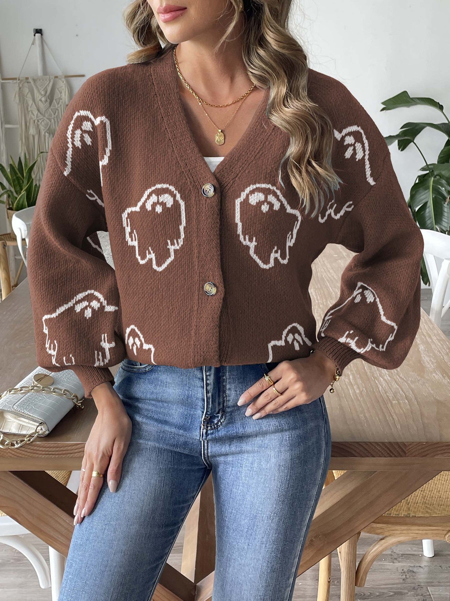 Halloween Sweater Coat