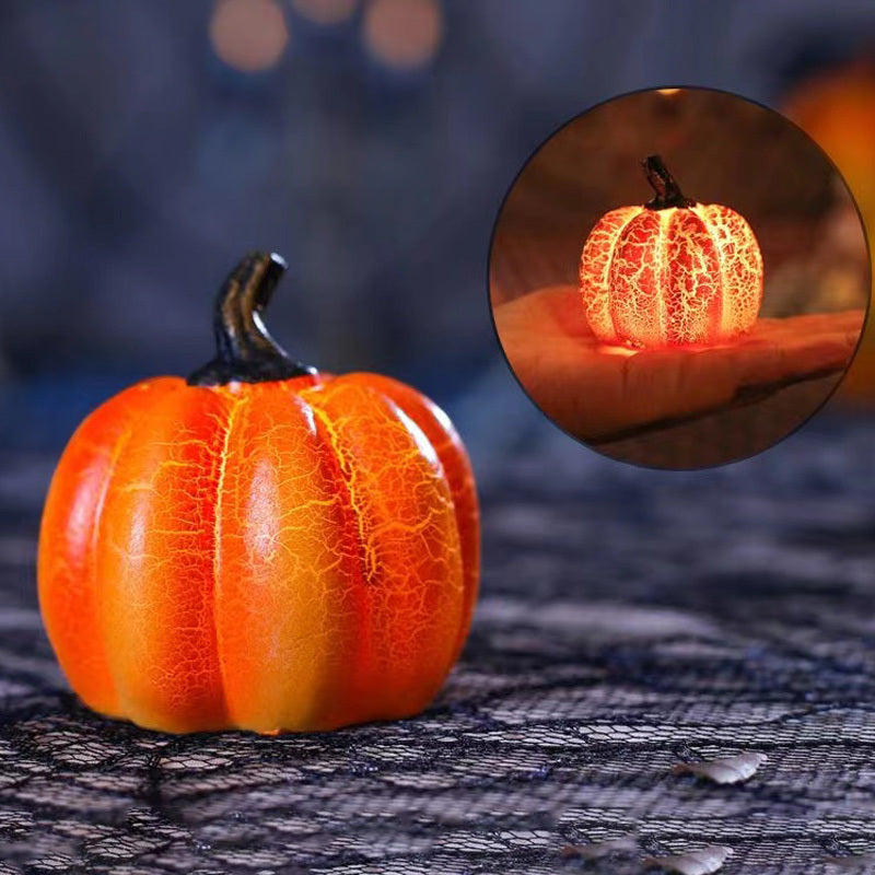 Halloween Pumpkin Lantern Candle Lamp